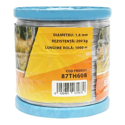 Filo metallico zincato recinto elettrico Ø1,6mm Lunghezza 1000mt, Recinzioni Elettriche Thor - immagine 3