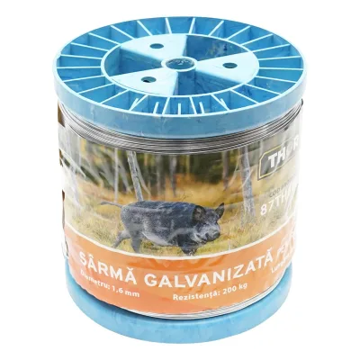 Filo metallico zincato recinto elettrico Ø1,6mm Lunghezza 1000mt, Recinzioni Elettriche Thor - immagine 2