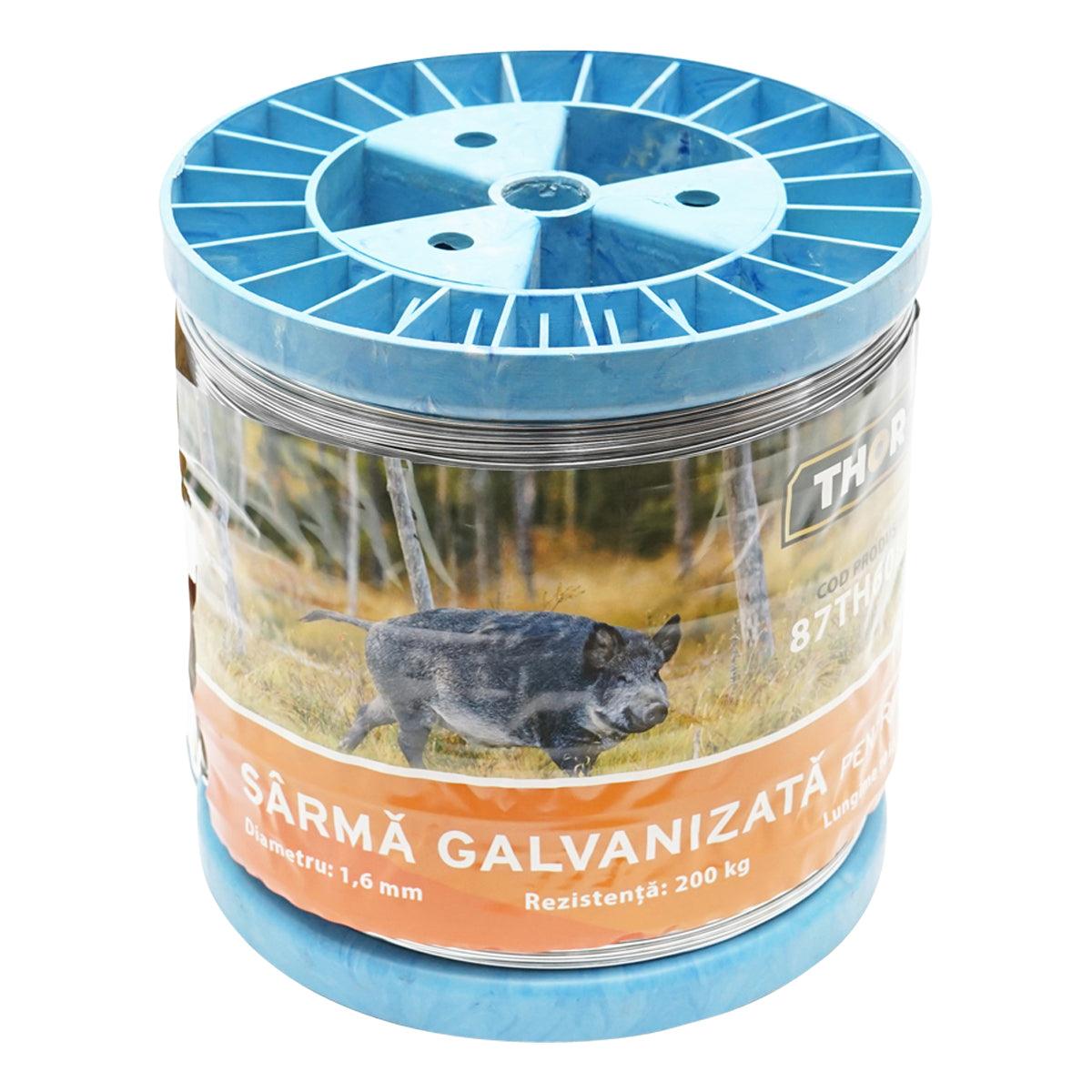 Filo metallico zincato recinto elettrico Ø1,6mm Lunghezza 1000mt, Recinzioni Elettriche Thor - immagine 2