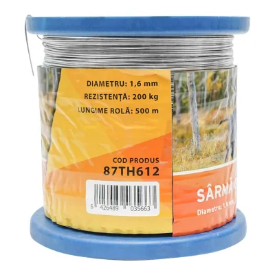 Filo metallico zincato recinto elettrico Ø1,6mm Lunghezza 500mt, Recinzioni Elettriche Thor - immagine 2