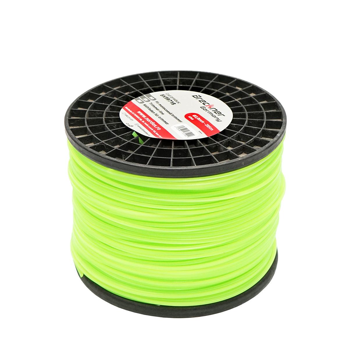 Filo per decespugliatore 3 mm x 285 mt, Filo a Forma di Stella per decespugliatore Breckner Germany - immagine 2