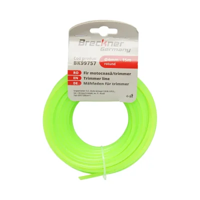 Filo per decespugliatore 4 mm x 15 mt, Filo tondo per decespugliatore, Filo Breckner Germany - immagine 2