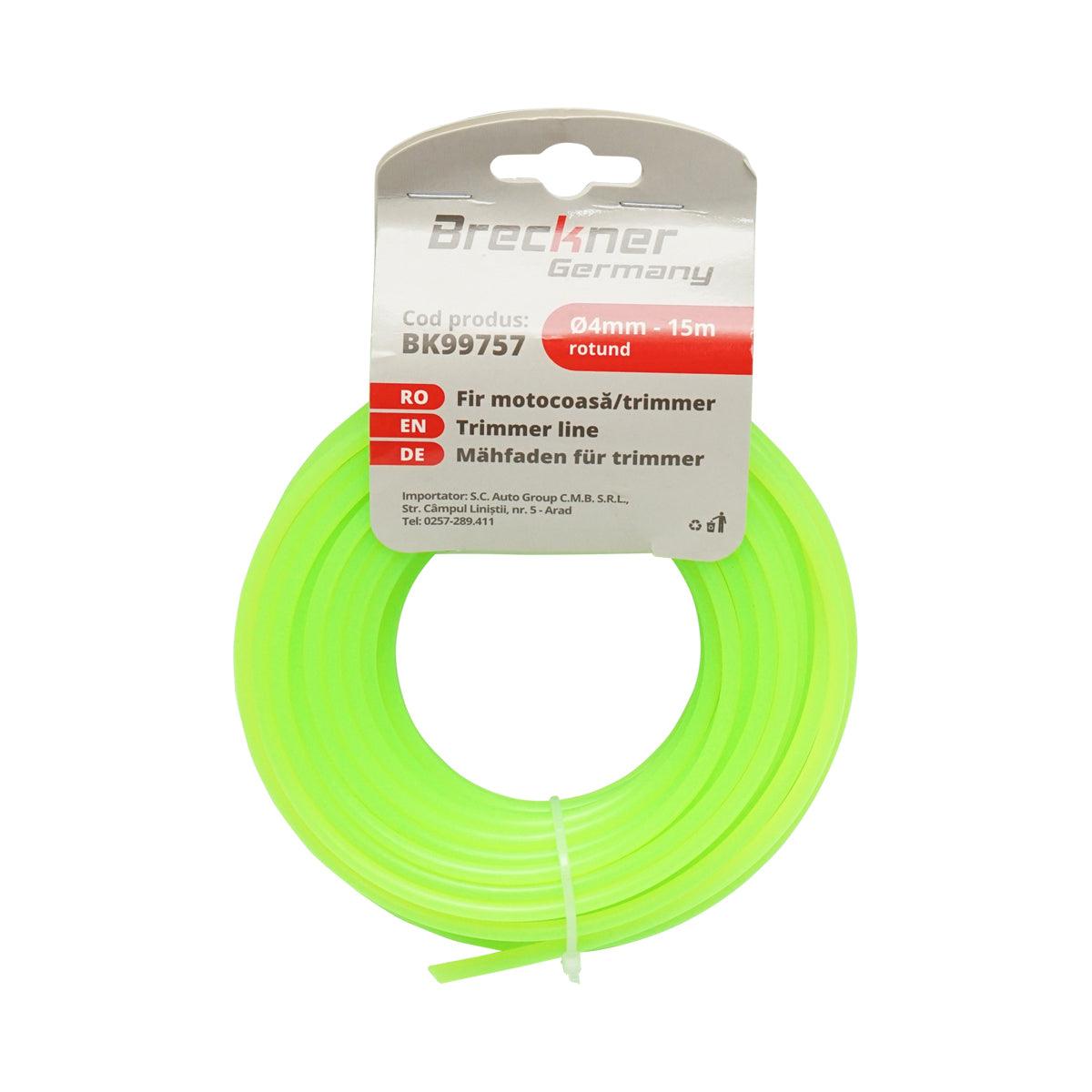 Filo per decespugliatore 4 mm x 15 mt, Filo tondo per decespugliatore, Filo Breckner Germany - immagine 2