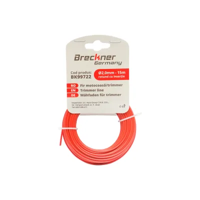 Filo per decespugliatore tondo, 2,0 mm x 15 m Breckner Germany - immagine 2