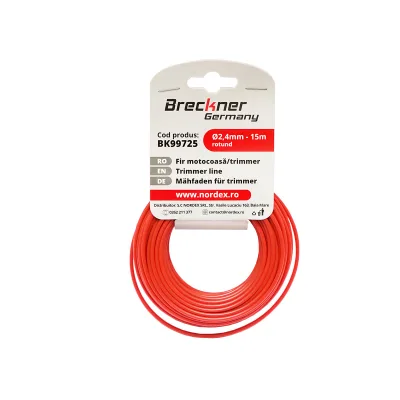 Filo per decespugliatore tondo, 2,4 mm x 15 m Breckner Germany - immagine 2