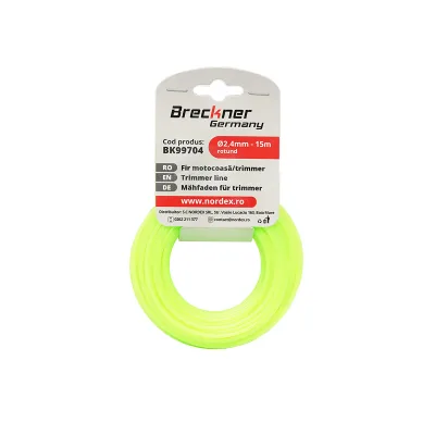 Filo per decespugliatore tondo, 2,4 mm x 15 m Breckner Germany - immagine 2