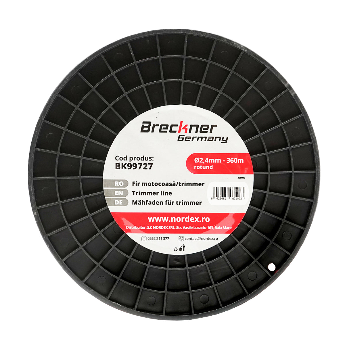 Filo per decespugliatore tondo, 2,4 mm x 360 m Breckner Germany - immagine 4