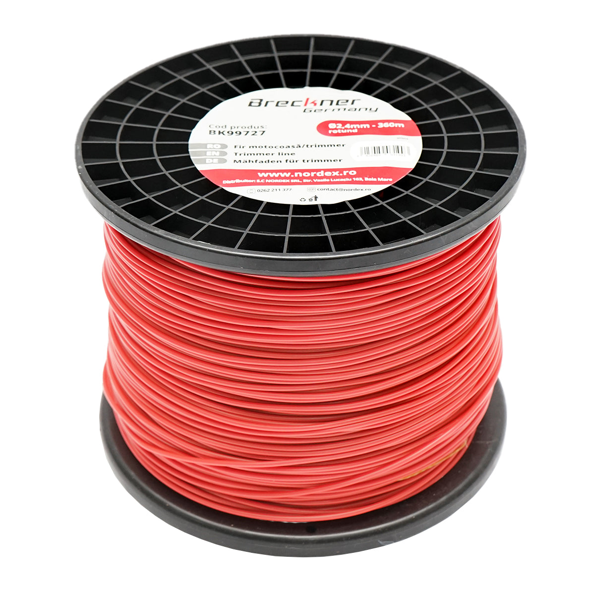Filo per decespugliatore tondo, 2,4 mm x 360 m Breckner Germany - immagine 2