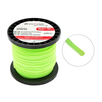 Filo per decespugliatore tondo, 2,4 mm x 90 m Breckner Germany