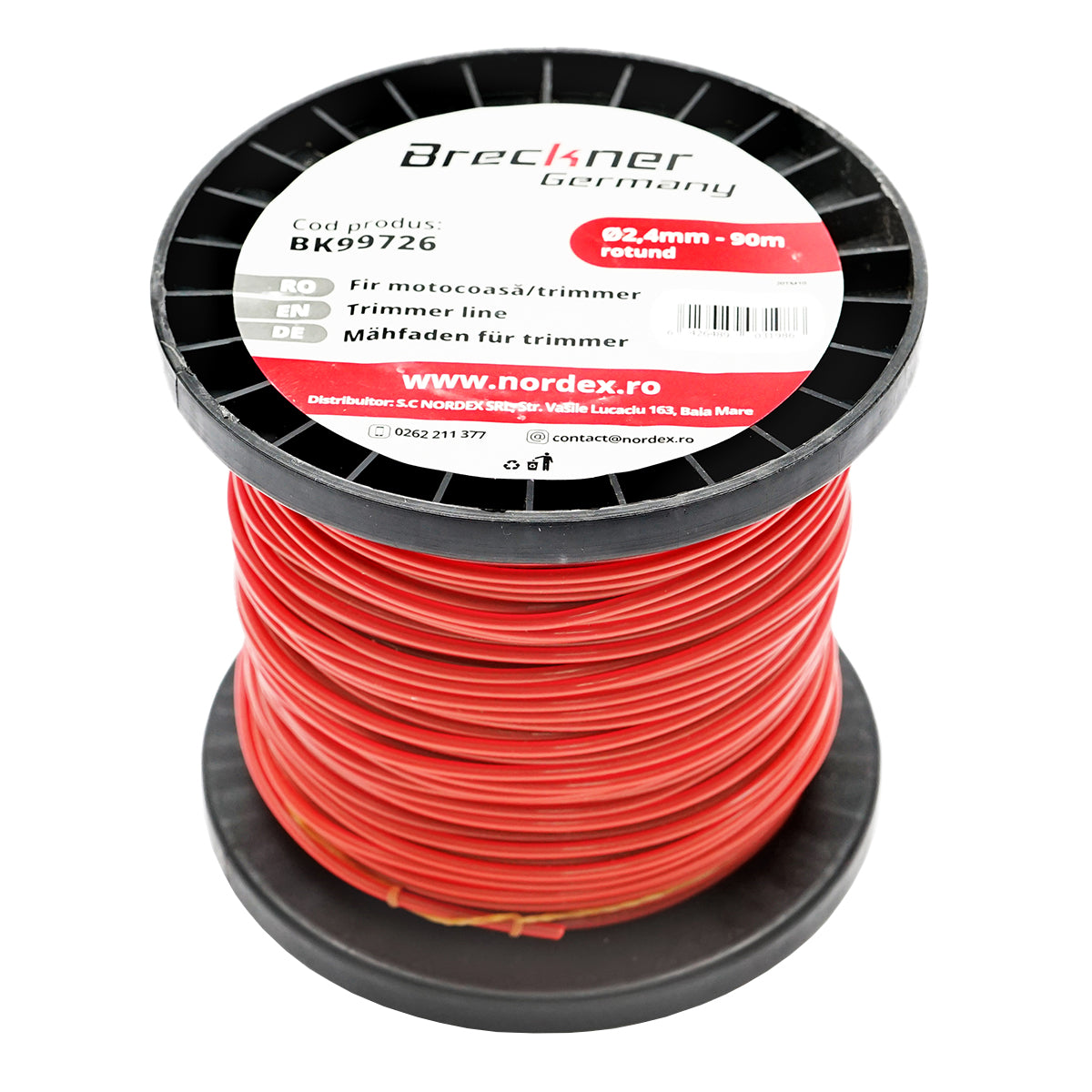 Filo per decespugliatore tondo, 2,4 mm x 90 m Breckner Germany - immagine 2