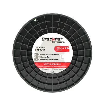 Filo per decespugliatore tondo, 3 mm x 240 m Breckner Germany - immagine 4