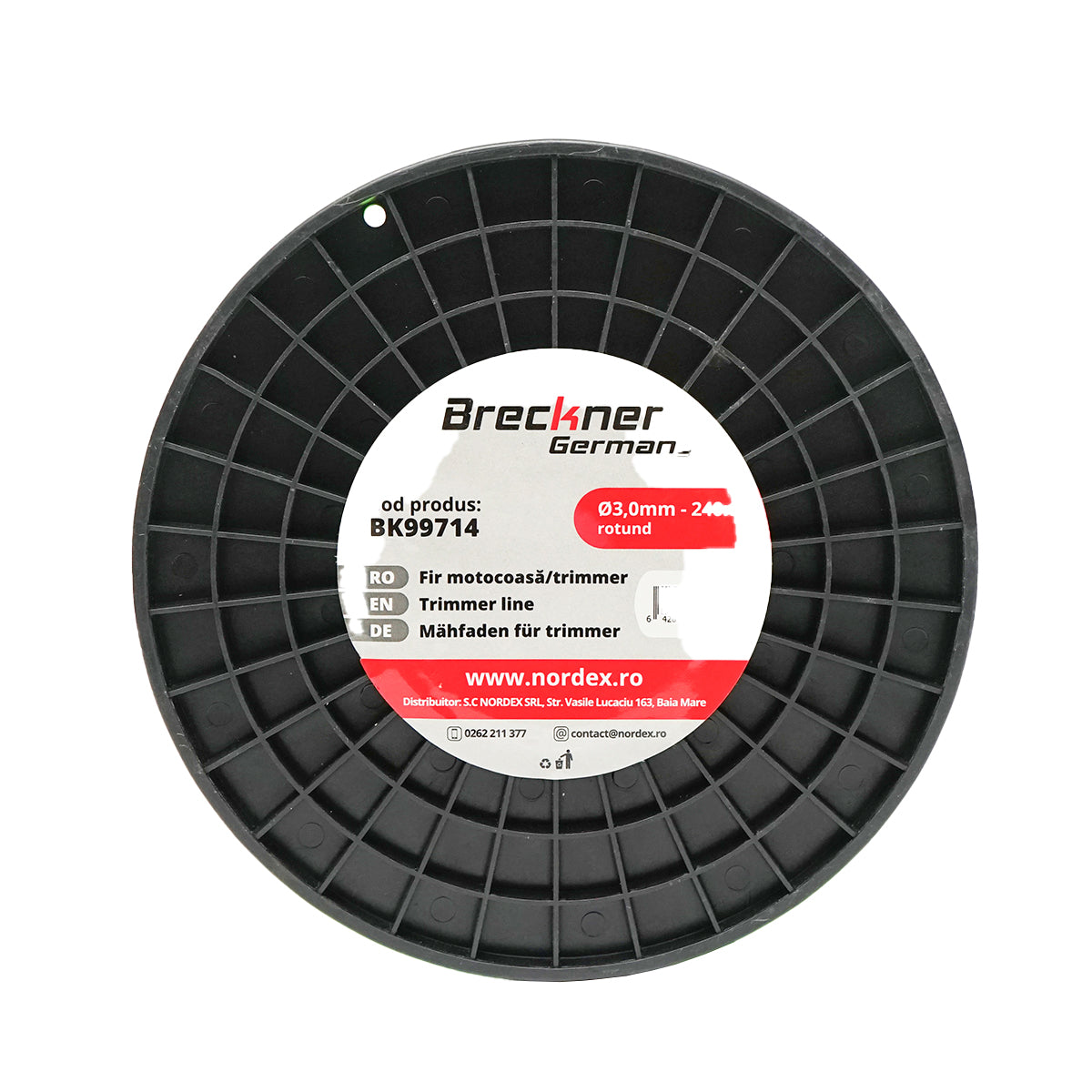 Filo per decespugliatore tondo, 3 mm x 240 m Breckner Germany - immagine 4