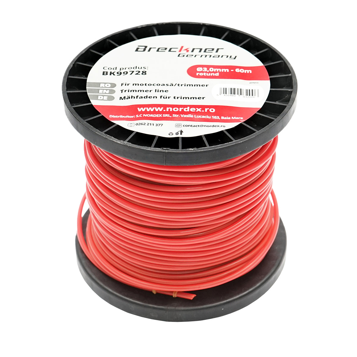 Filo per decespugliatore tondo, 3,0 mm x 60 m Breckner Germany - immagine 2