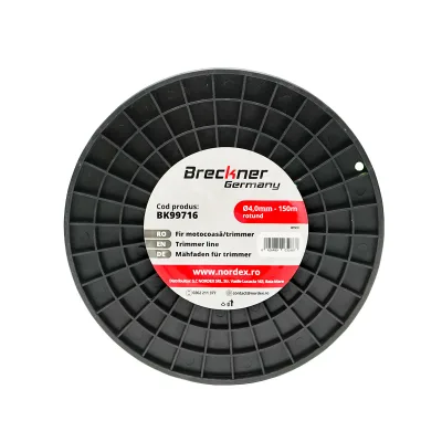 Filo per decespugliatore tondo, 4 mm x 150 m Breckner Germany - immagine 4