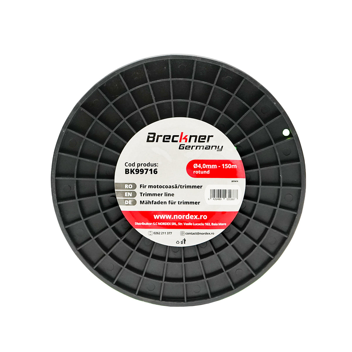 Filo per decespugliatore tondo, 4 mm x 150 m Breckner Germany - immagine 4