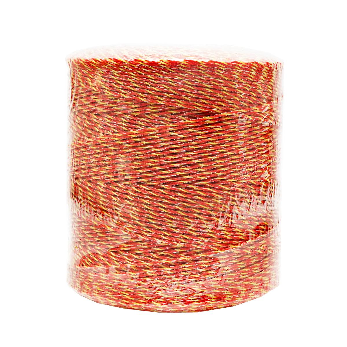 Filo per recinto elettrico, Lunghezza 1000 mt, Ø2mm. 6x0.15mm 8 Ohm/m SS, colore arancione/giallo, Recinzioni Elettriche Thor - immagine 4