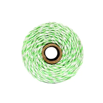Filo per recinto elettrico, Lunghezza 250 MT, Ø3mm 3x0.2mm SS 1x0.25mm Cu, 0.45 Ohm/m, colore Bianco/Verde, Recinzioni Elettriche Breckner Germany - immagine 4