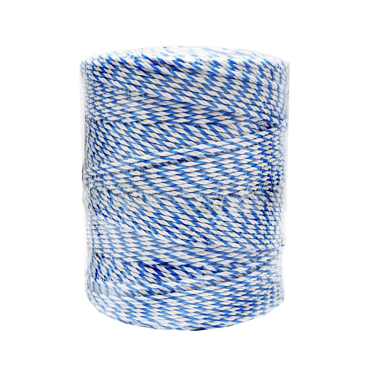 Filo per recinto elettrico, Lunghezza 500 mt, Ø 3mm. 3x0.2mm. SS, 7,8 Ohm/m, Colore Bianco/Blu, Recinzioni Elettriche Thor - immagine 4