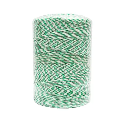Filo per recinto elettrico, Lunghezza 500 mt, Ø2.5mm. 4x0.2mm SS, 7 Ohm/m , colore bianco/verde, recinzioni elettriche Thor - immagine 4