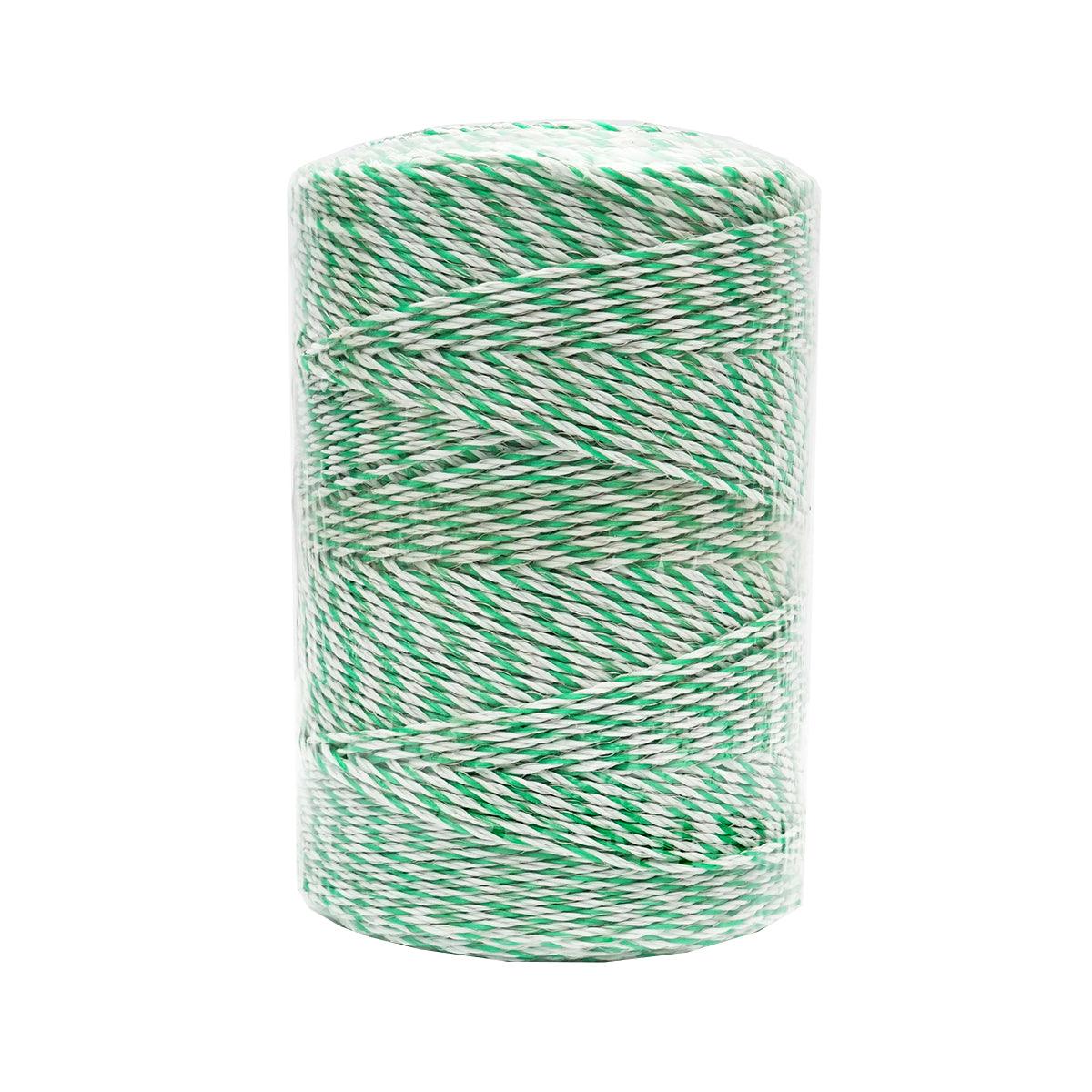Filo per recinto elettrico, Lunghezza 500 mt, Ø2.5mm. 4x0.2mm SS, 7 Ohm/m , colore bianco/verde, recinzioni elettriche Thor - immagine 4