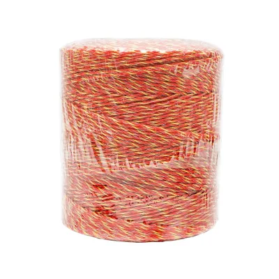 Filo per recinto elettrico, Lunghezza 500 mt, Ø2mm. 6x0.15mm SS, 8 Ohm/m, colore arancione/giallo, recinzioni elettriche Thor - immagine 4