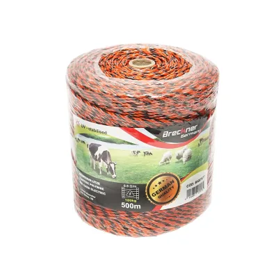 Filo per recinto elettrico, Lunghezza 500 mt, Ø3.5mm. 6x0.25mm. SS, 0.9 Ohm/m , Recinzioni Elettriche Breckner Germany - immagine 3