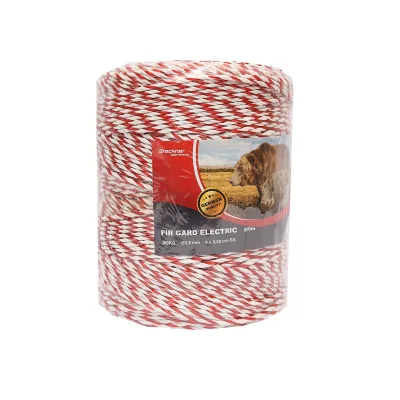 Filo per recinto elettrico, Lunghezza 500 MT, Ø3.8mm 4x0.28mm SS, colore Bianco/Rosso Recinzioni Elettriche Breckner Germany - immagine 2
