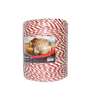 Filo per recinto elettrico, Lunghezza 500 MT, Ø3.8mm 4x0.28mm SS, colore Bianco/Rosso Recinzioni Elettriche Breckner Germany - immagine 3