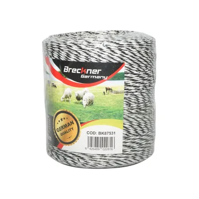 Filo per recinto elettrico, Lunghezza 500 MT, Ø3mm 5x0.2mm SS 1x0.25mm Cu, 0.4 Ohm/m, Recinzioni Elettriche Baisan - immagine 2