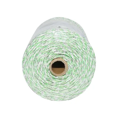 Filo per Recinto Elettrico, Lunghezza 500 mt, Ø3mm. 6x0.3mm. SS, 0.31 Ohm/m, colore Bianco/Verde, Recinzioni Elettriche Baisan - immagine 4
