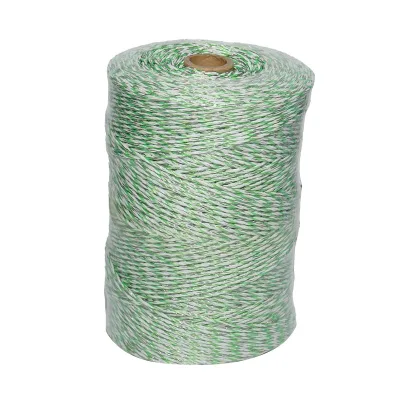 Filo per Recinto Elettrico, Lunghezza 500 mt, Ø3mm. 6x0.3mm. SS, 0.31 Ohm/m, colore Bianco/Verde, Recinzioni Elettriche Baisan - immagine 3