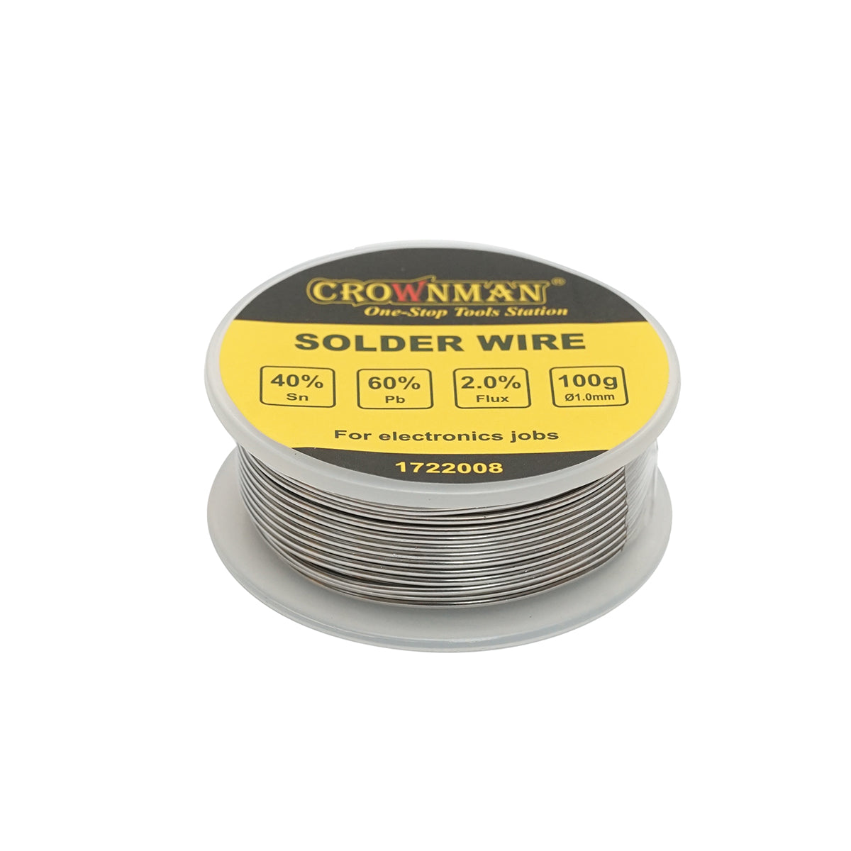 Filo per saldatura Ø 1 mm, 100 g, Crownman.