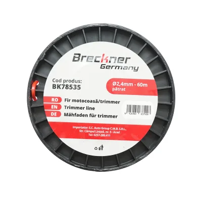 Filo quadrato per decespugliatore 2,4 mm x 60 m Breckner Germany - immagine 2