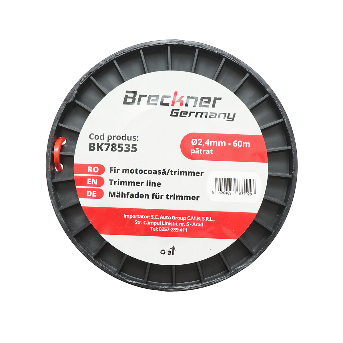 Filo quadrato per decespugliatore 2,4 mm x 60 m Breckner Germany - immagine 2