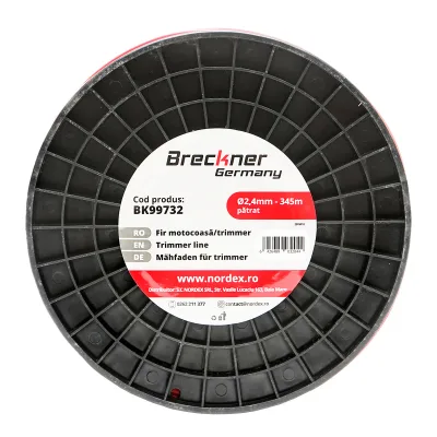 Filo quadrato per decespugliatore, 2,4 mm x 345 m Breckner Germany - immagine 4