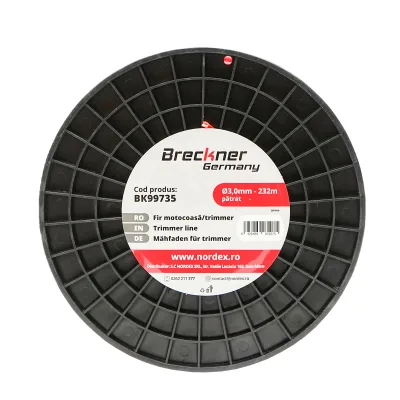 Filo quadrato per decespugliatore, 3 mm x 232 m Breckner Germany - immagine 4