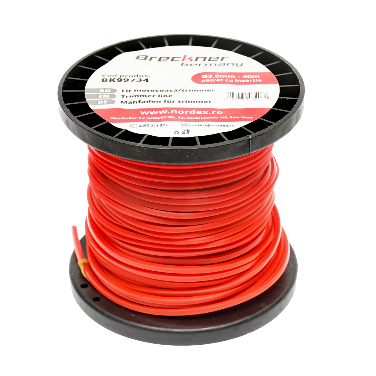 Filo quadrato per decespugliatore, 3 mm x 40 m Breckner Germany - immagine 2