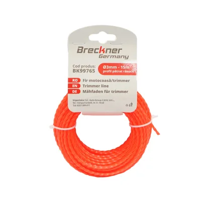 Filo quadrato ritorto per decespugliatore 3mmx15m Breckner Germany - immagine 3