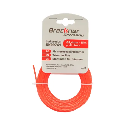 Filo ritorto per decespugliatore 2,4mmx15m Breckner Germany - immagine 2
