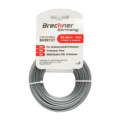 Filo tondo per decespugliatore 2,4 mm x 15 m Breckner Germany - immagine 3
