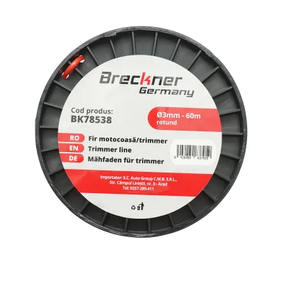 Filo tondo per decespugliatore 3mmx60m Breckner Germany - immagine 3
