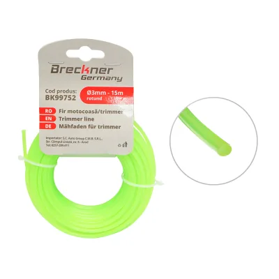 Filo tondo per decespugliatore, 3 mm x 15 m Breckner Germany