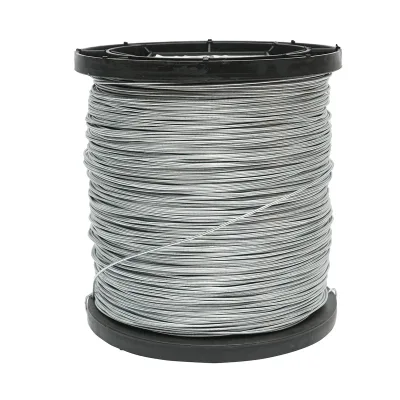 Filo zincato per recinzione elettrica, diametro 1.6 mm, lunghezza 1000 m