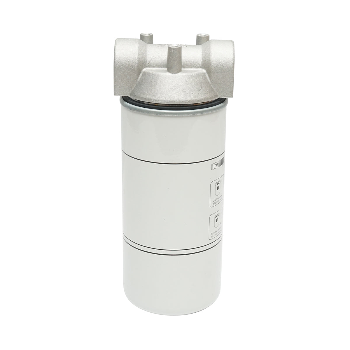 Filtro antiparticolato per serbatoio diesel e supporto (batteria), pressione 3,4 bar, portata 94,6 L/min, 30 micron, 1-1/2 -16 UNF Breckner Germany - immagine 2