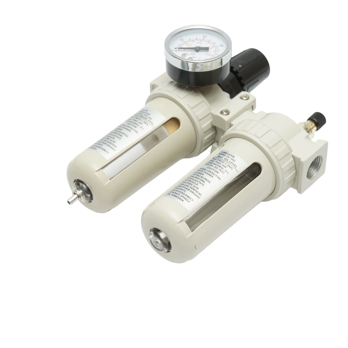 Filtro aria e lubrificatore con regolatore di pressione max. 1 MPa, attacco 1/2 - immagine 3