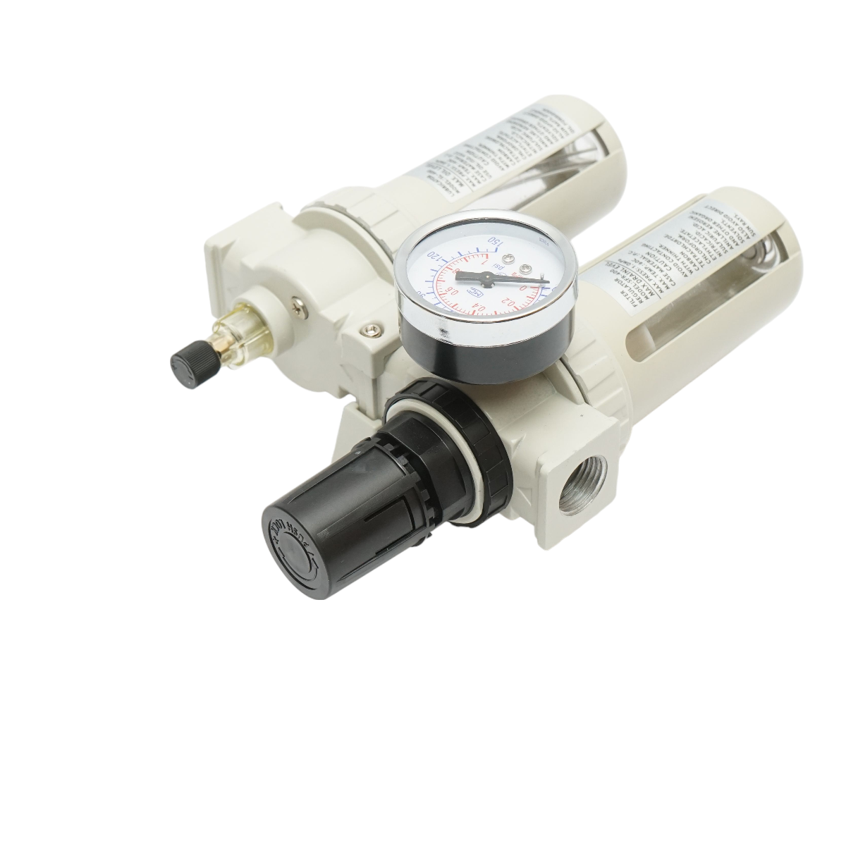 Filtro aria e lubrificatore con regolatore di pressione max. 1 MPa, attacco 1/2 - immagine 4