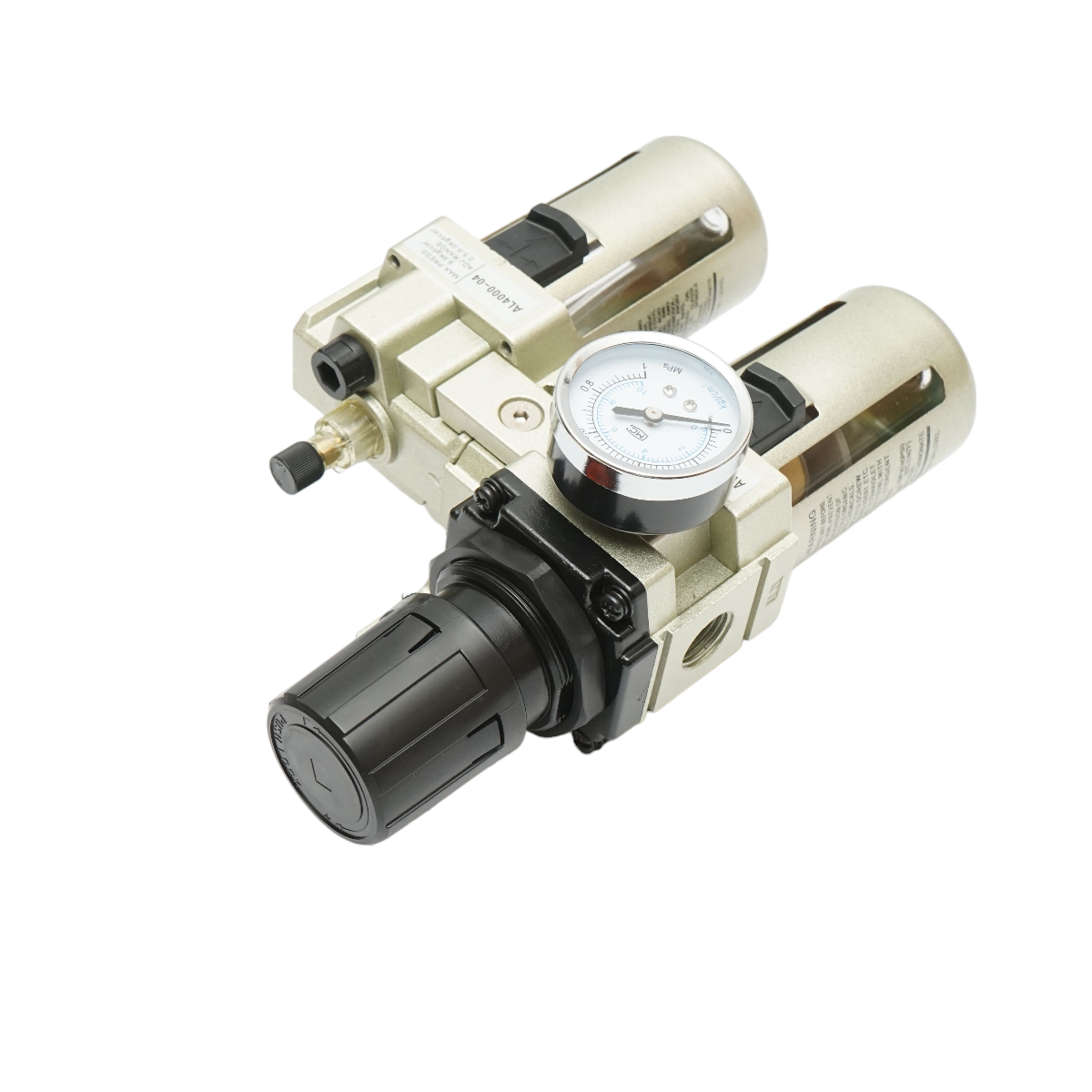 Filtro aria e lubrificatore con regolatore di pressione max. 1 MPa, attacco 1/2 - immagine 3