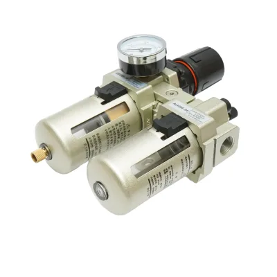 Filtro aria e lubrificatore con regolatore di pressione max. 1 MPa, attacco 1/2 - immagine 2