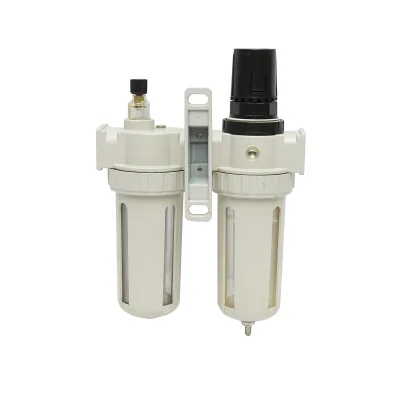Filtro aria e lubrificatore con regolatore di pressione max. 1 MPa, attacco 1/2 - immagine 2