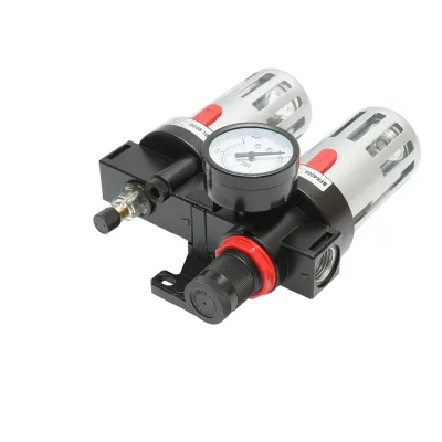 Filtro aria e lubrificatore con regolatore di pressione max. 1 MPa, attacco 1/2 - immagine 2